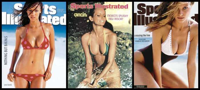 Tyra Banks :: Russell James | Cheryl Tiegs :: Walter Iooss Jr. | Heidi Klum :: Robert Erdmann